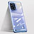 Carcasa Dura Cristal Plastico Funda Rigida Transparente H02 para Oppo Find X5 5G Azul