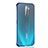 Carcasa Dura Cristal Plastico Funda Rigida Transparente H02 para Realme X2 Pro Azul