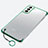 Carcasa Dura Cristal Plastico Funda Rigida Transparente H02 para Samsung Galaxy S22 Plus 5G Verde