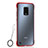 Carcasa Dura Cristal Plastico Funda Rigida Transparente H02 para Xiaomi Redmi 10X Pro 5G Rojo