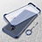 Carcasa Dura Cristal Plastico Funda Rigida Transparente H02 para Xiaomi Redmi 8A Azul