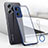 Carcasa Dura Cristal Plastico Funda Rigida Transparente H02 para Xiaomi Redmi Note 12 5G Azul