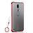 Carcasa Dura Cristal Plastico Funda Rigida Transparente H03 para Xiaomi Redmi 8 Rojo