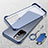 Carcasa Dura Cristal Plastico Funda Rigida Transparente H03 para Xiaomi Redmi Note 11T 5G Azul