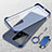 Carcasa Dura Cristal Plastico Funda Rigida Transparente H05 para Xiaomi Mi Mix 4 5G Azul