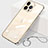 Carcasa Dura Cristal Plastico Funda Rigida Transparente H09 para Apple iPhone 14 Pro Oro