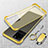Carcasa Dura Cristal Plastico Funda Rigida Transparente JS1 para Samsung Galaxy S20 Ultra 5G Amarillo