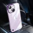 Carcasa Dura Cristal Plastico Funda Rigida Transparente QC1 para Apple iPhone 13 Morado