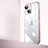 Carcasa Dura Cristal Plastico Funda Rigida Transparente QC2 para Apple iPhone 13 Oro Rosa