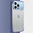 Carcasa Dura Cristal Plastico Funda Rigida Transparente QC3 para Apple iPhone 13 Pro Azul