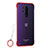 Carcasa Dura Cristal Plastico Funda Rigida Transparente S01 para OnePlus 8 Pro Rojo