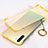 Carcasa Dura Cristal Plastico Funda Rigida Transparente S01 para Samsung Galaxy Note 10 5G Amarillo
