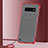 Carcasa Dura Cristal Plastico Funda Rigida Transparente S01 para Samsung Galaxy S10 Plus Rojo
