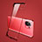 Carcasa Dura Cristal Plastico Funda Rigida Transparente S01 para Xiaomi Mi 11 5G Rojo