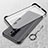 Carcasa Dura Cristal Plastico Funda Rigida Transparente S01 para Xiaomi Redmi Note 8 Pro Negro