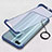 Carcasa Dura Cristal Plastico Funda Rigida Transparente S02 para Oppo RX17 Neo Azul
