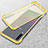 Carcasa Dura Cristal Plastico Funda Rigida Transparente S02 para Samsung Galaxy A90 5G Amarillo