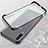 Carcasa Dura Cristal Plastico Funda Rigida Transparente S02 para Samsung Galaxy A90 5G Negro