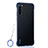 Carcasa Dura Cristal Plastico Funda Rigida Transparente S02 para Xiaomi Redmi Note 8 Azul