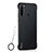 Carcasa Dura Cristal Plastico Funda Rigida Transparente S02 para Xiaomi Redmi Note 8 Negro