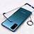 Carcasa Dura Cristal Plastico Funda Rigida Transparente S03 para Samsung Galaxy S20 Ultra Azul