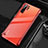 Carcasa Dura Cristal Plastico Funda Rigida Transparente S04 para Huawei P30 Pro Rojo