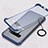 Carcasa Dura Cristal Plastico Funda Rigida Transparente S05 para Samsung Galaxy S10 Plus Azul