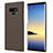Carcasa Dura Plastico Rigida Mate M04 para Samsung Galaxy Note 9 Marron