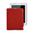 Carcasa Dura Plastico Rigida Mate para Apple iPad 2 Rojo