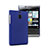 Carcasa Dura Plastico Rigida Mate para Blackberry Passport Silver Edition Azul