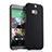 Carcasa Dura Plastico Rigida Mate para HTC One M8 Negro