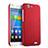 Carcasa Dura Plastico Rigida Mate para Huawei Ascend G7 Rojo