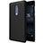 Carcasa Dura Plastico Rigida Mate para Nokia 5 Negro