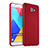 Carcasa Dura Plastico Rigida Mate para Samsung Galaxy A9 Pro (2016) SM-A9100 Rojo