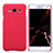 Carcasa Dura Plastico Rigida Mate para Samsung Galaxy E5 SM-E500F E500H Rojo