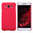 Carcasa Dura Plastico Rigida Mate para Samsung Galaxy E7 SM-E700 E7000 Rojo