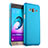 Carcasa Dura Plastico Rigida Mate para Samsung Galaxy J3 Azul Cielo
