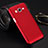 Carcasa Dura Plastico Rigida Mate para Samsung Galaxy J5 SM-J500F Rojo