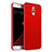Carcasa Dura Plastico Rigida Mate para Samsung Galaxy J7 Plus Rojo