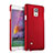 Carcasa Dura Plastico Rigida Mate para Samsung Galaxy Note 4 SM-N910F Rojo