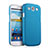 Carcasa Dura Plastico Rigida Mate para Samsung Galaxy S3 III LTE 4G Azul Cielo