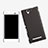Carcasa Dura Plastico Rigida Mate para Sony Xperia C3 Negro