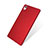 Carcasa Dura Plastico Rigida Mate para Sony Xperia Z5 Rojo