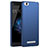 Carcasa Dura Plastico Rigida Mate para Xiaomi Mi 4i Azul