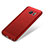 Carcasa Dura Plastico Rigida Perforada M01 para Samsung Galaxy S7 Edge G935F Rojo