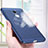 Carcasa Dura Plastico Rigida Perforada R01 para Xiaomi Redmi Note 4 Azul