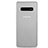 Carcasa Dura Ultrafina Transparente Funda Mate P01 para Samsung Galaxy S10 Blanco