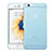 Carcasa Dura Ultrafina Transparente Mate para Apple iPhone 6 Azul Cielo