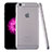 Carcasa Dura Ultrafina Transparente Mate para Apple iPhone 6 Gris