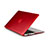 Carcasa Dura Ultrafina Transparente Mate para Apple MacBook Pro 15 pulgadas Rojo